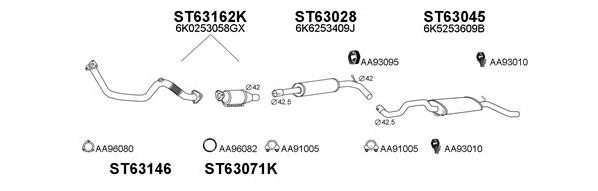 VENEPORTE 630231 Exhaust System